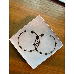 Gold star hoops